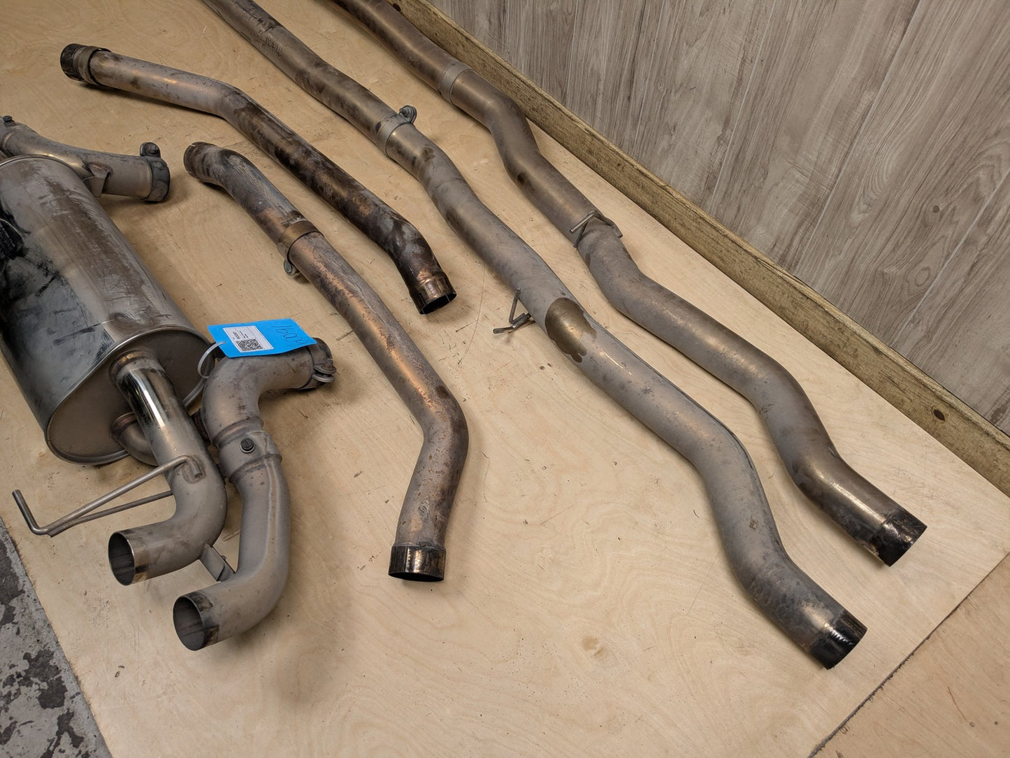 17-24 AMYTRIX BMW G30 M550iX N63TU2 4.4L V8 Valved Exhaust Muffler Pipes SET