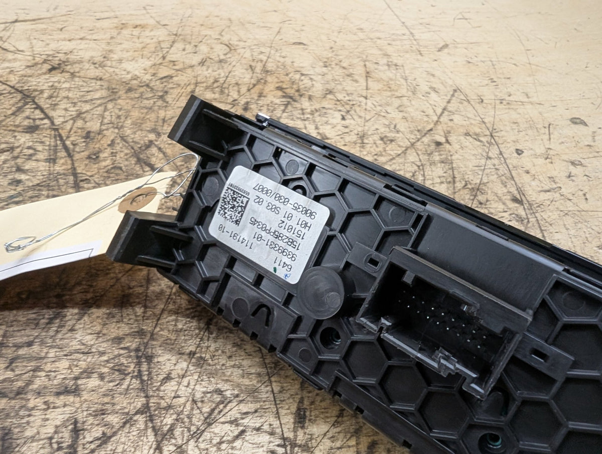 2016-2019 BMW 740Li G12 Rear AC Heater Climate Control Switch 9399331 OEM