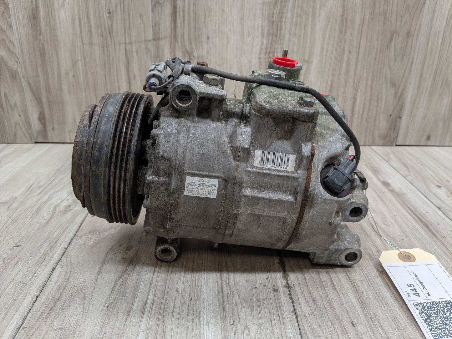 OEM BMW F12 F06 F10 F01 AC Compressor Pump Assembly Air Conditioning N63 S63