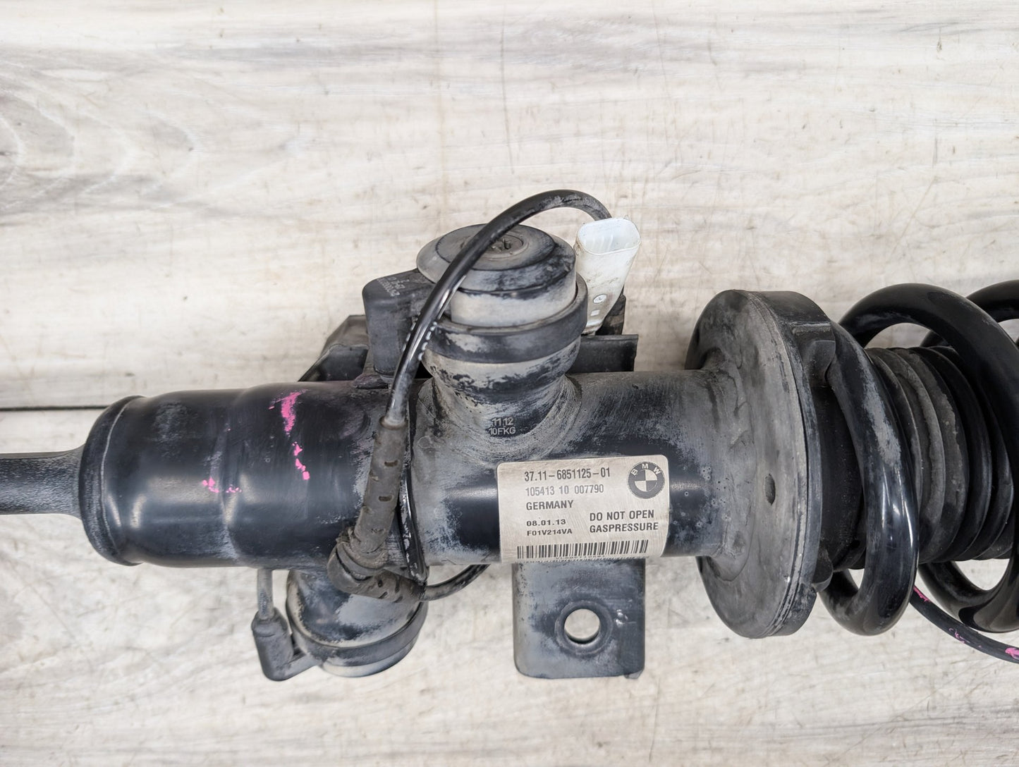 13-15 OEM BMW F01 F02 750 B7 RWD Front Left Suspension Strut Shock VDC