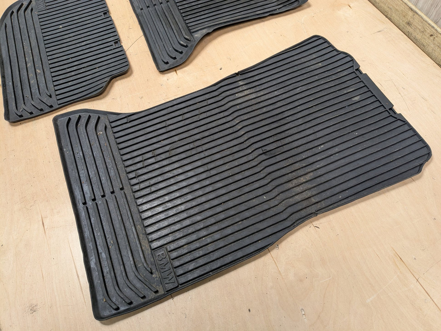 OEM BMW F01 Front Rear Left Right All Weather Carpet Floor Mats SET
