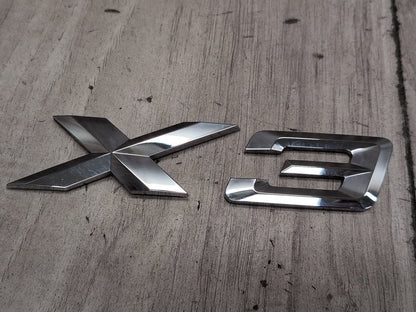 18-24 OEM BMW G01 X3 S Drive Rear Trunk Liftgate Badge Emblem Logo Letters