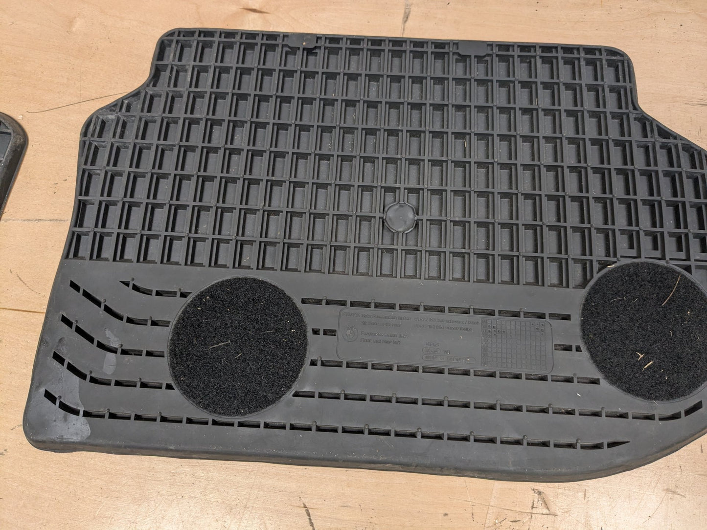 OEM BMW F01 Front Rear Left Right All Weather Carpet Floor Mats SET