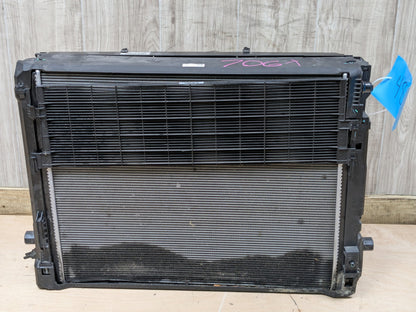2023 - 2026 BMW M2 G87 Radiator Cooling Condenser Fan Shroud Assembly SET 8095282 S58B30T0