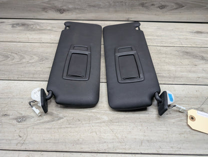 OEM BMW F30 F31 F32 F36 F80 F82 M3 M4 Left Right Interior Sun Visor PAIR Black