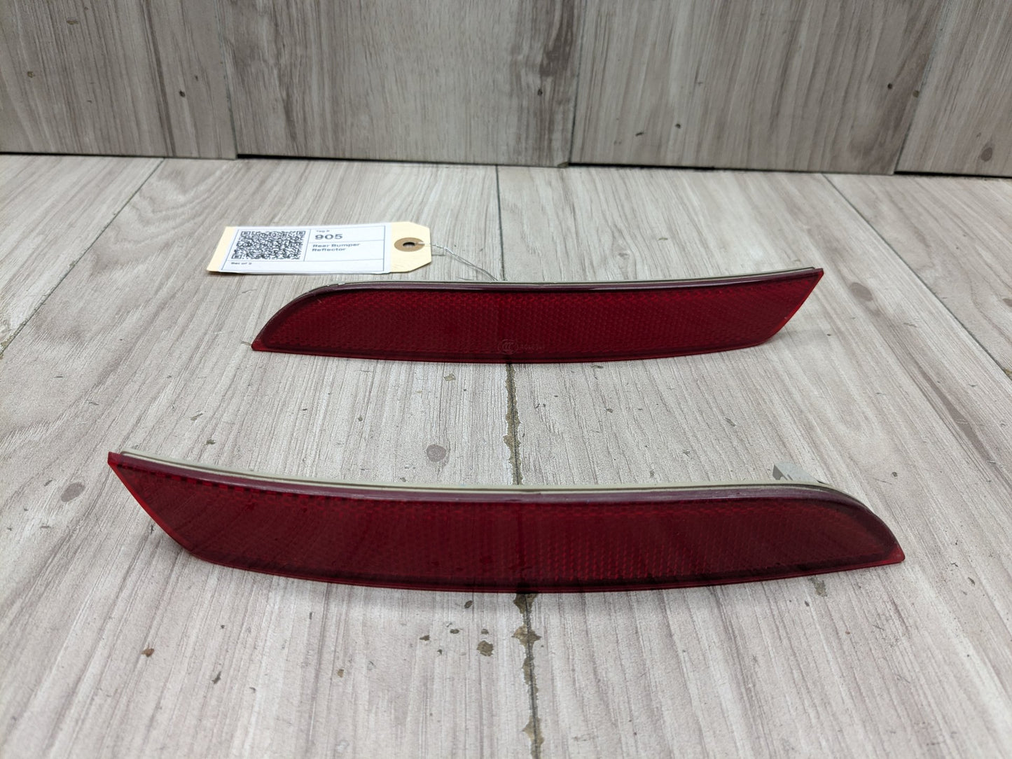 OEM BMW F01 F02 Rear Left Right Bumper Reflector Marker PAIR