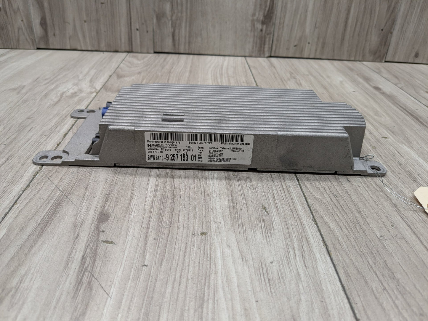 2011 - 2017 BMW X3 F25 Bluetooth Module 9257153 N20B20A