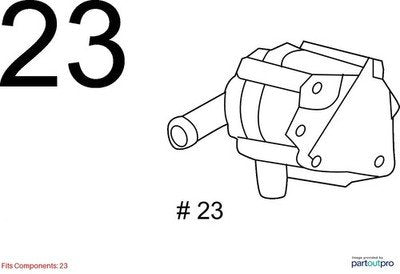 2015-2018 BMW F85 X5 S63B44T2 Engine Motor Cooling Auxiliary Water Pump 7629917