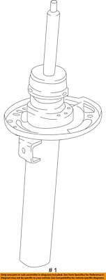 OEM BMW G01 G02 X3 X4 30i 30iX Front Right Passenger Side Strut Shock Absorber