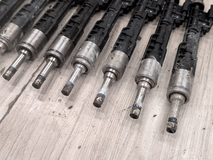 2015-2018 BMW F85 X5 S63B44T2 Engine Motor Injector SET 7645956