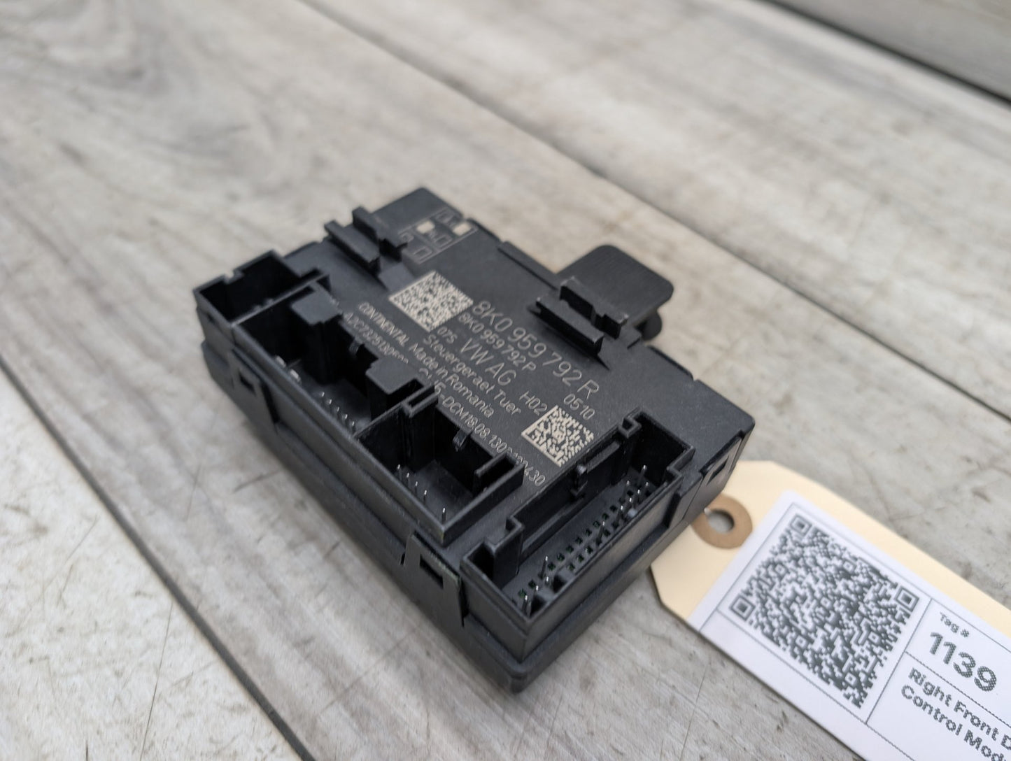 2009 - 2017 Audi Q5 8R Right Front Door Control Module 8K0959792R EA888