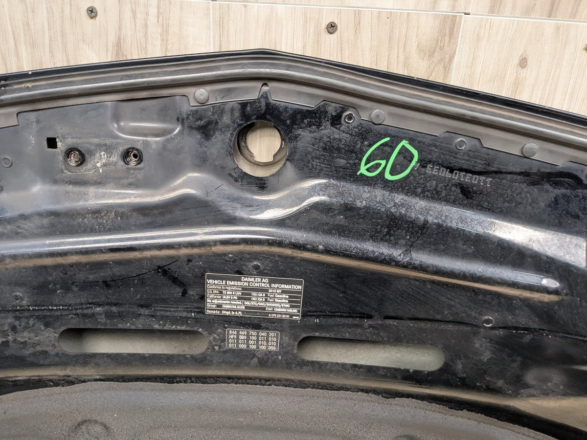 10-13 OEM Mercedes-Benz E550 W212 Hood Bonnet Shell Panel Black 040