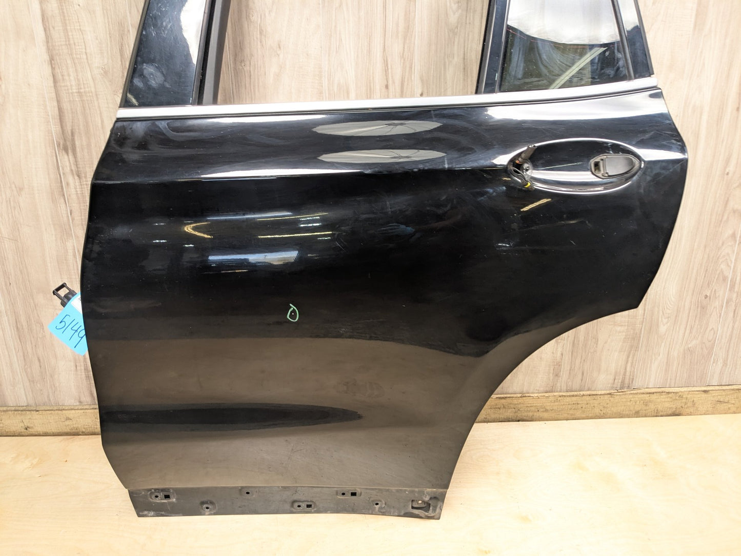 18-24 OEM BMW F97 G01 X3 X3M Rear Left Driver Side Door Shell Panel Black