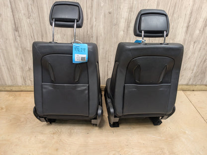 10-13 Mercedes-Benz E550 W212 Front Driver Passenger Seat Assemblys SET Black