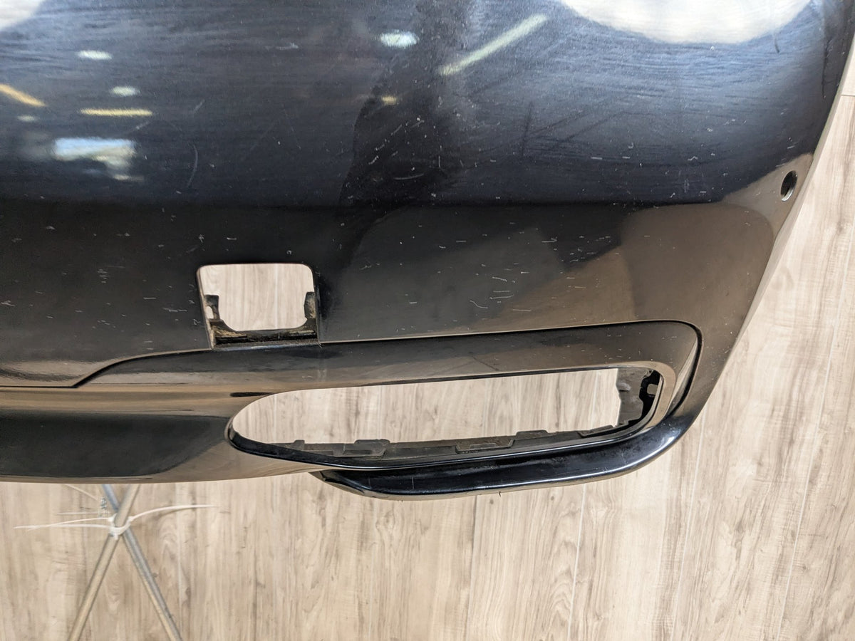 DAMAGE 16-19 BMW G11 G12 740 750 M SPORT Rear Bumper Cover w PDC Holes Black 475