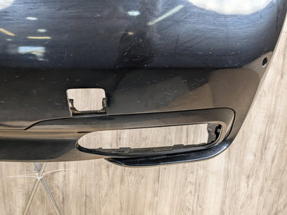 DAMAGE 16-19 BMW G11 G12 740 750 M SPORT Rear Bumper Cover w PDC Holes Black 475