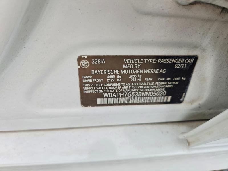 2011 BMW 328i E90 N52B30M1
