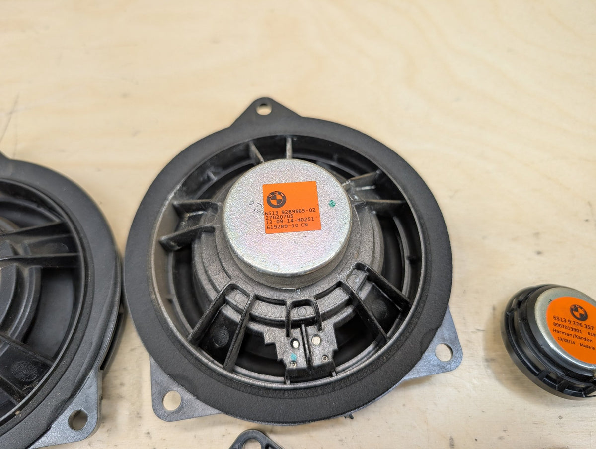 OEM BMW F30 F32 F82 M4 G12 Sound System Speaker HARMAN KARDON SET