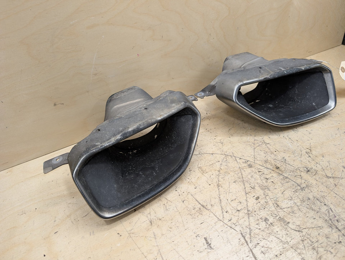 2019-2026 BMW M340i G20 Rear Left Right Exhaust Muffler Tips SET 2760587 OEM