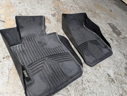 2012-2018 BMW 320i F30 Front Left Right All Weather Mat Carpet Floor Mats SET 2317868