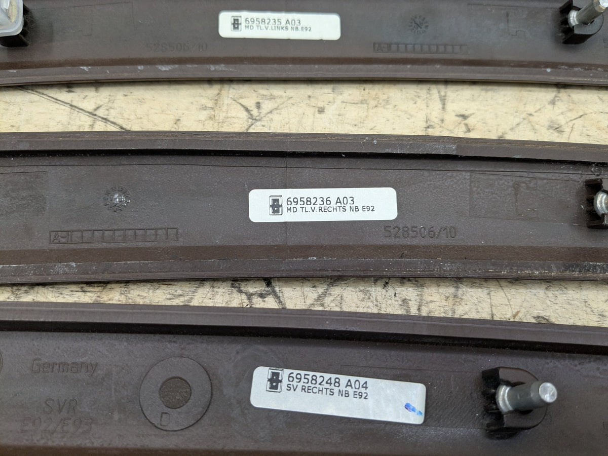 2007-2013 BMW 335i E92 Center Console Trim SET 6958235