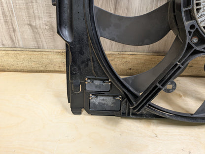 2011 - 2016 BMW 535i F10 Radiator Fan Shroud Housing w/ Motor 7647652 N55B30A