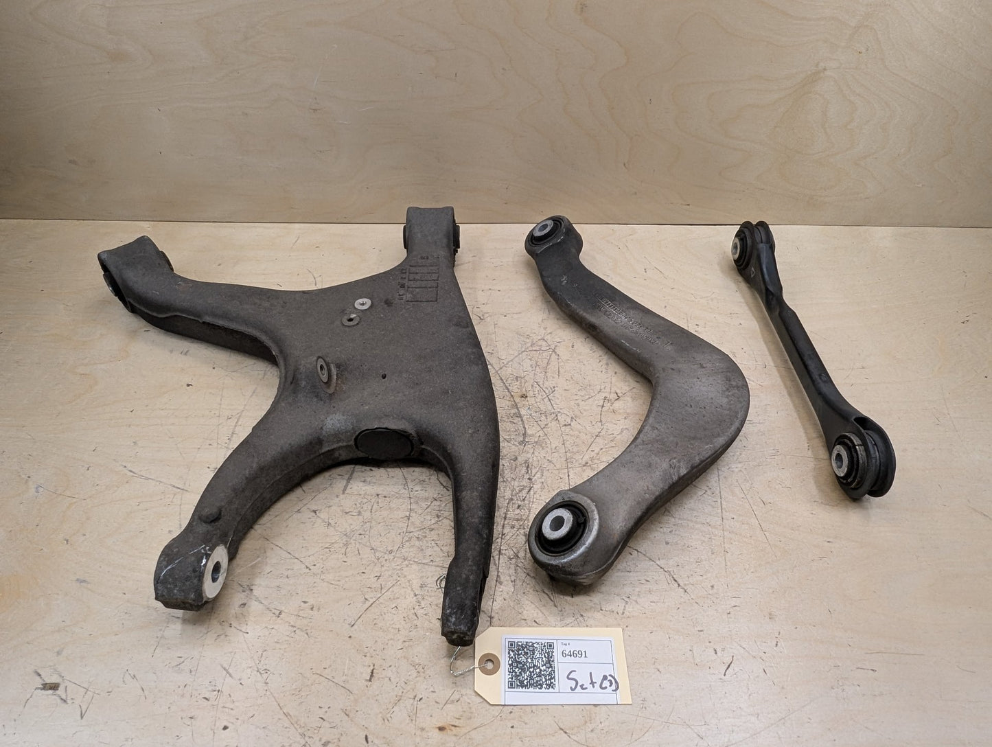 2011-2017 Audi RS5 8T Rear Left Driver Control Arms SET 8K0501529L