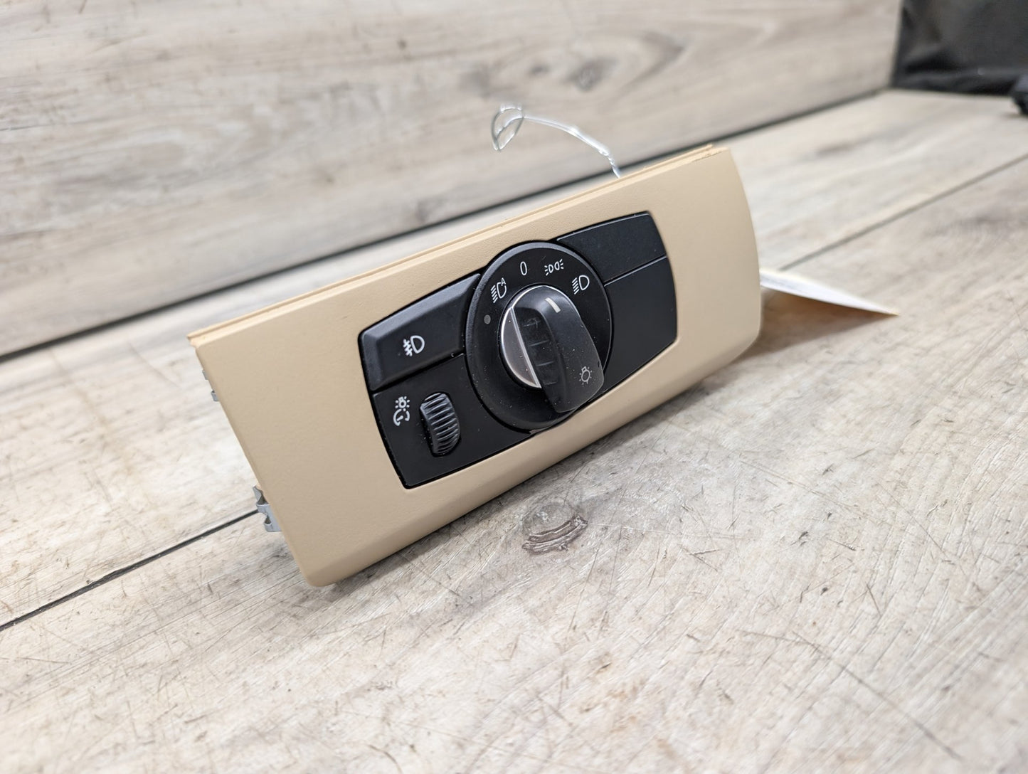 06-13 OEM BMW E70 E71 X5 X6 Headlight Switch Control Panel Light Module Beige