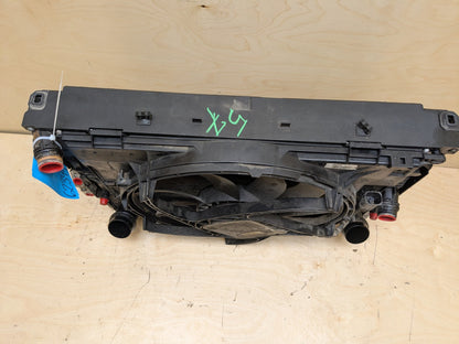 BMW 335i F30 435 Radiator Cooling Condenser Fan Shroud Assembly SET N55 850w