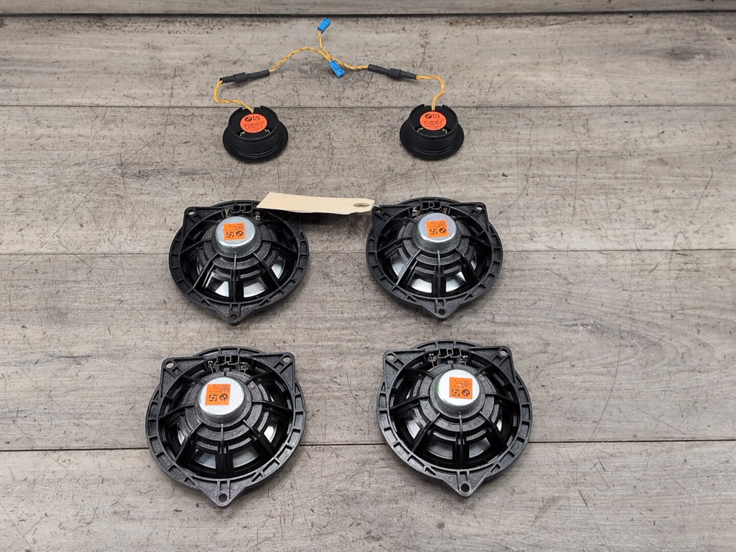 OEM BMW E92 E93 Audio Professional Sound Speakers Logic 7 L7 Harman Kardon SET