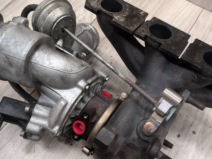 2015-2018 Audi 8U Q3 CCTA Engine Motor Turbo Charger w/ Manifold 06J145713T