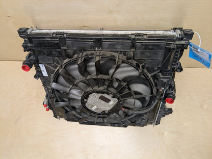 2019 - 2026 BMW X5 G05 Radiator Cooling Condenser Fan Shroud Assembly SET 8686172 B58B30M1