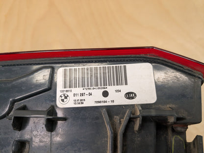 14-18 BMW OEM F15 F85 X5 X5M Rear Right Passenger Side Outer Stop Tail Light