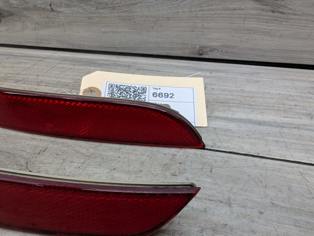 2009-2015 BMW 750Li F02 Rear Left Right Bumper Reflectors SET 7182191 OEM