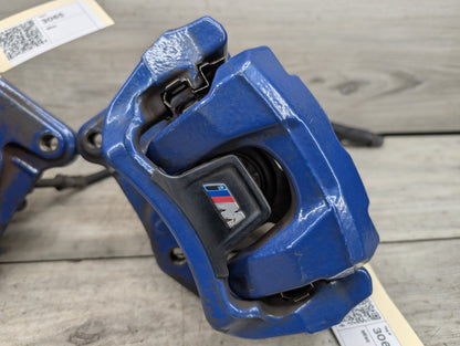 2018-2024 BMW X3 G01 Rear Left Right Brake Caliper SET 34216887409 18-24 OEM BMW G01 G02 X3 X4 30 M40 REAR Left Right Brake Calipers BREMBO Blue