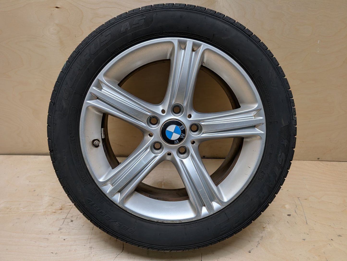 OEM BMW F30 F32 F33 F36 328 335 428 Wheel Rim 17x7.5 ET:37 Star Spoke Style 393