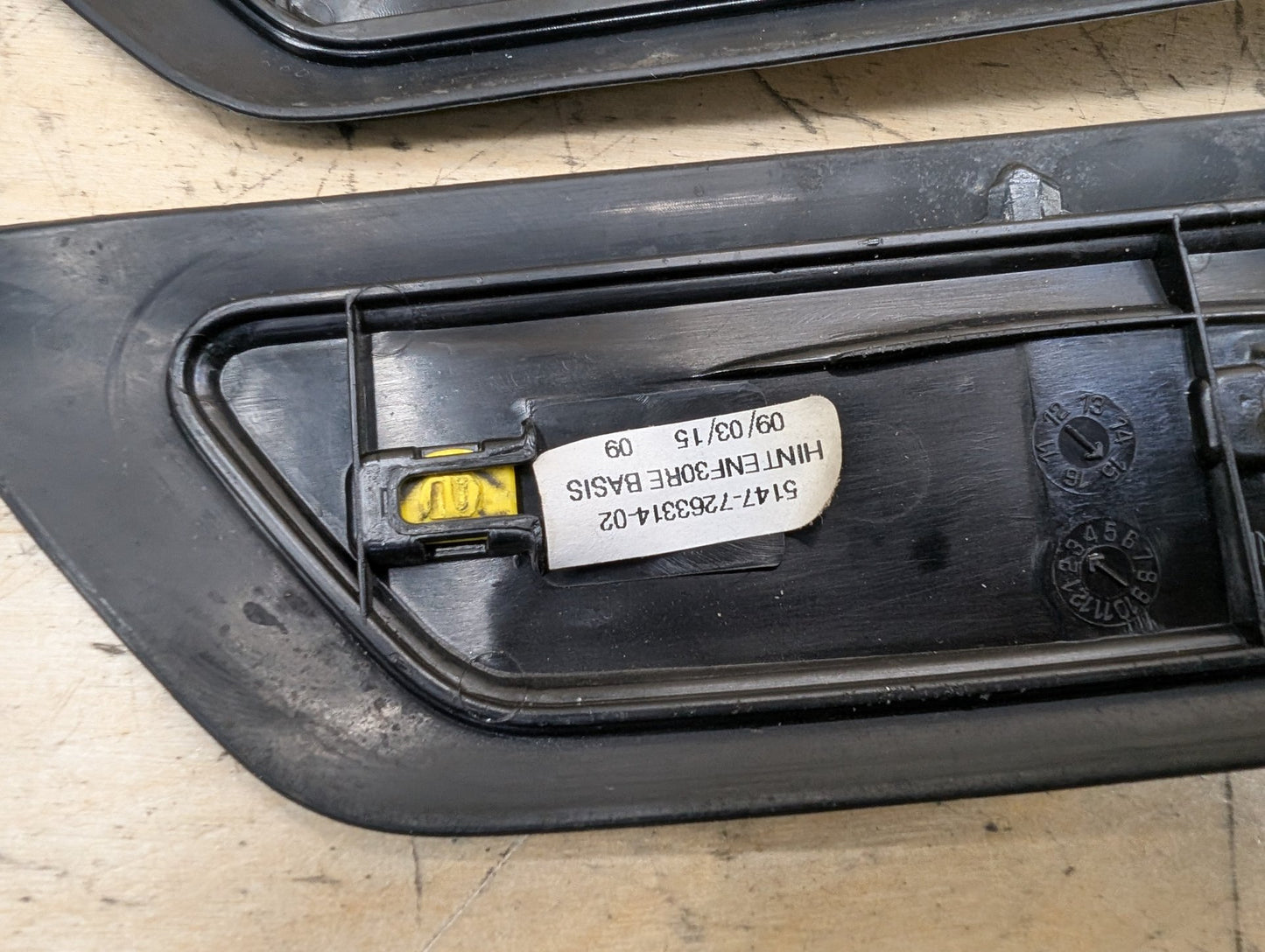 2012-2018 BMW 320i F30 Front Rear Left Right Scuff Plate Door Sill SET 7263315