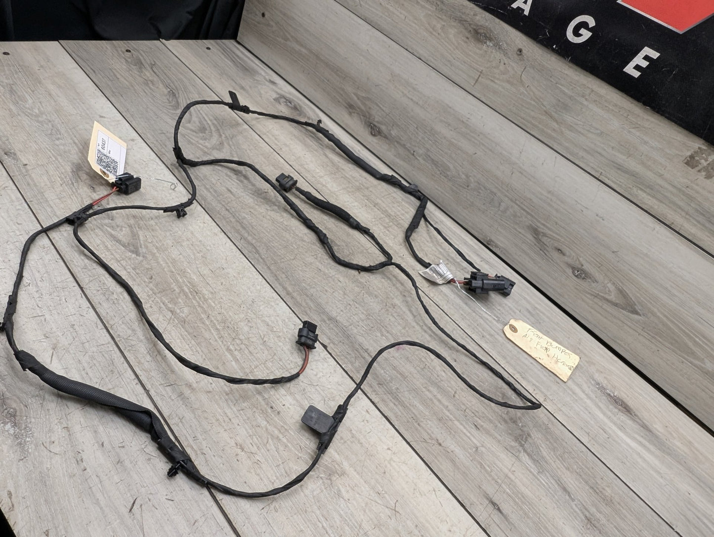 2017-2023 BMW 530i G30 Rear Bumper PDC Parking Sensor Wiring Wire Harness 4809636