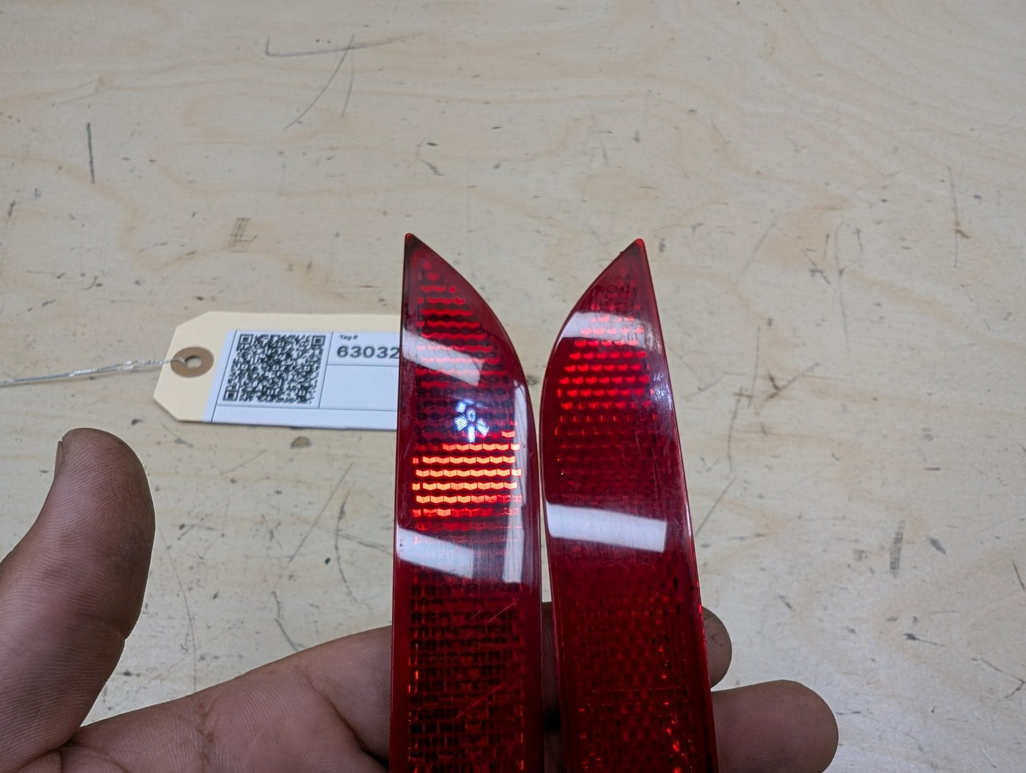 2012-2018 BMW 328i F30 Rear Left Right Bumper Reflectors SET 7301188