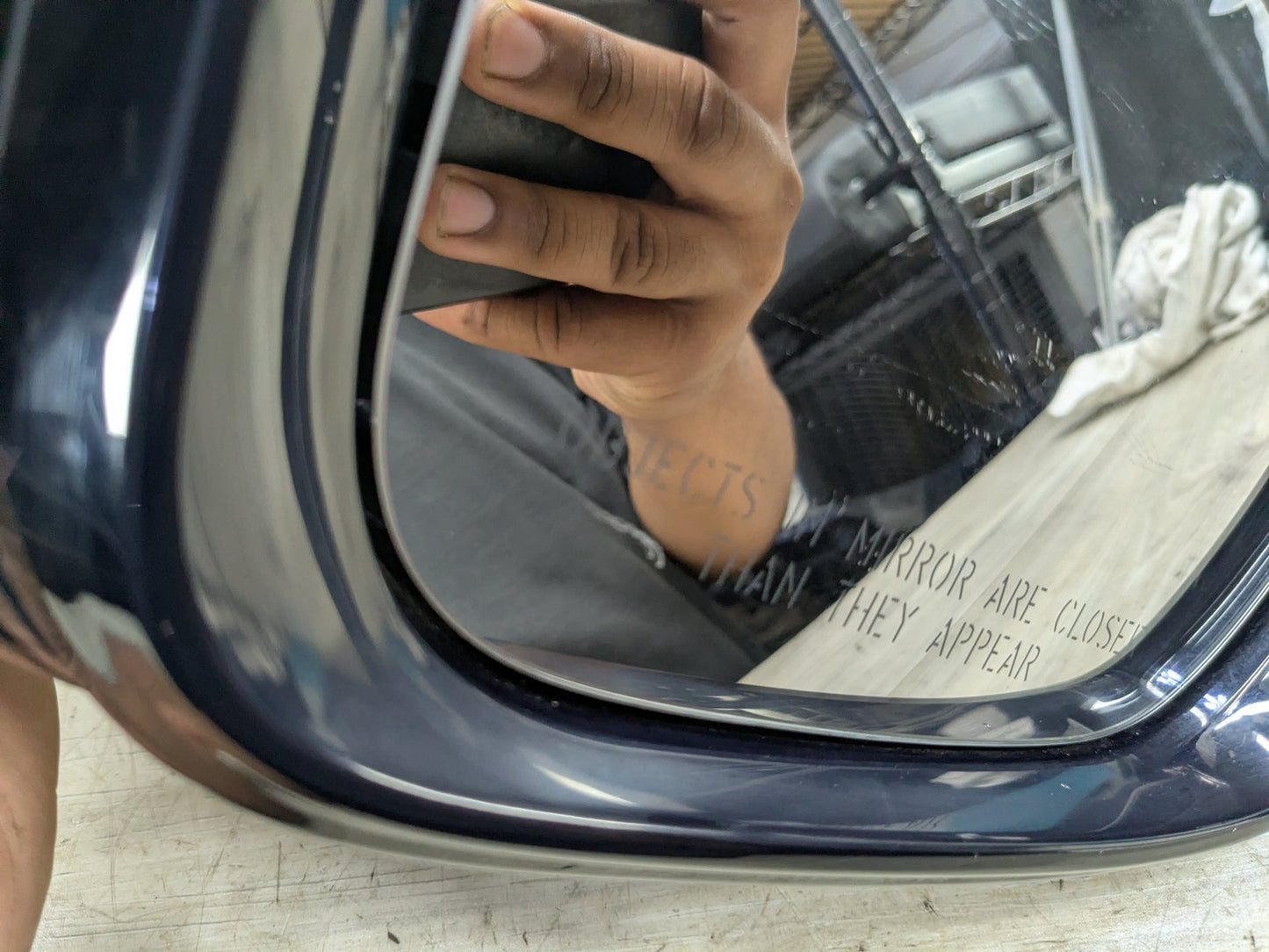 19-25 OEM BMW G20 330 M340 Right Passenger Auto Dip Blind Spot Side Mirror