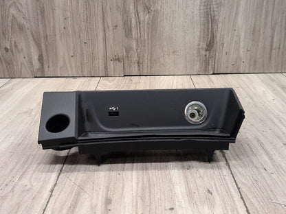 17-24 OEM Audi A4 A5 S4 S5 Center Console Storage Tray w/ USB Power Outlet
