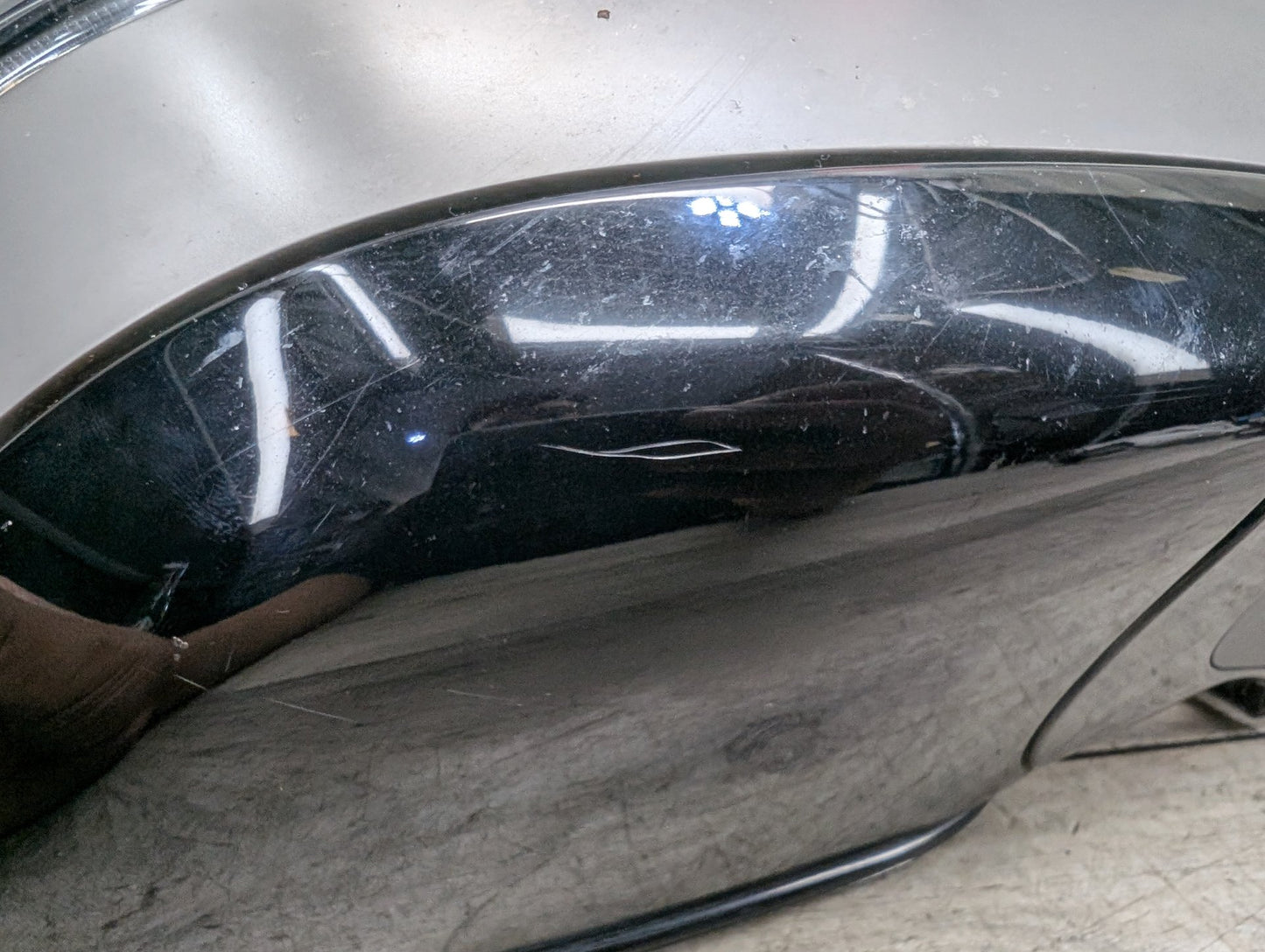17-23 OEM BMW G30 530 540 M550 Right Passenger Side Mirror Blind Spot SHADOW GLOSS