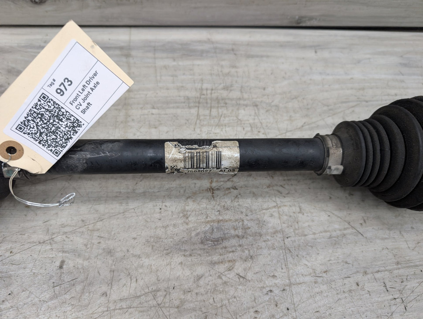 11-17 OEM BMW F25 X3 28iX AWD Front Left Driver Output Shaft CV Axle