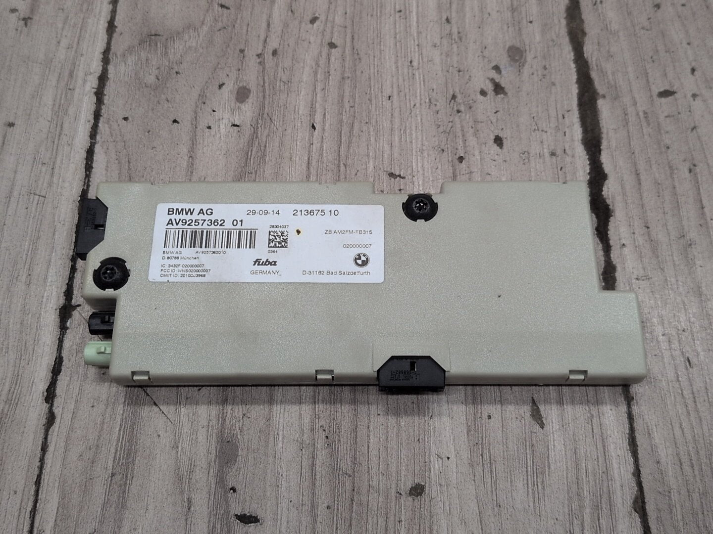 2012-2018 BMW M6 F06 Antenna Telematics Control Module 9257362