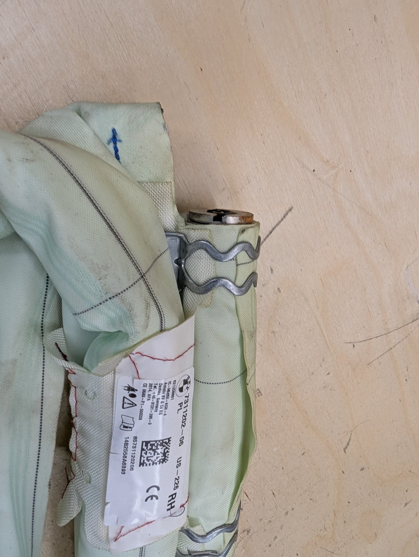 OEM BMW F30 F36 F80 M3 335 435 Right Passenger Roof Head Curtain Air Bag Airbag