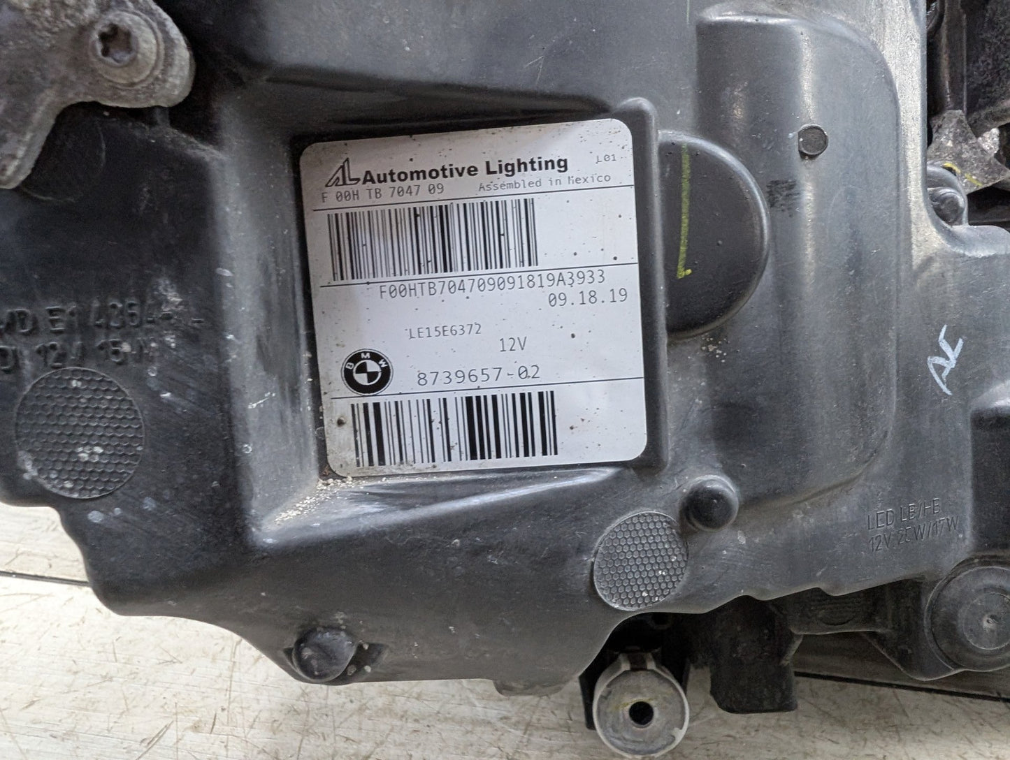 18-21 OEM BMW G01 G02 F97 F98 X3 Left Driver ICON Adaptive Headlight + Modules