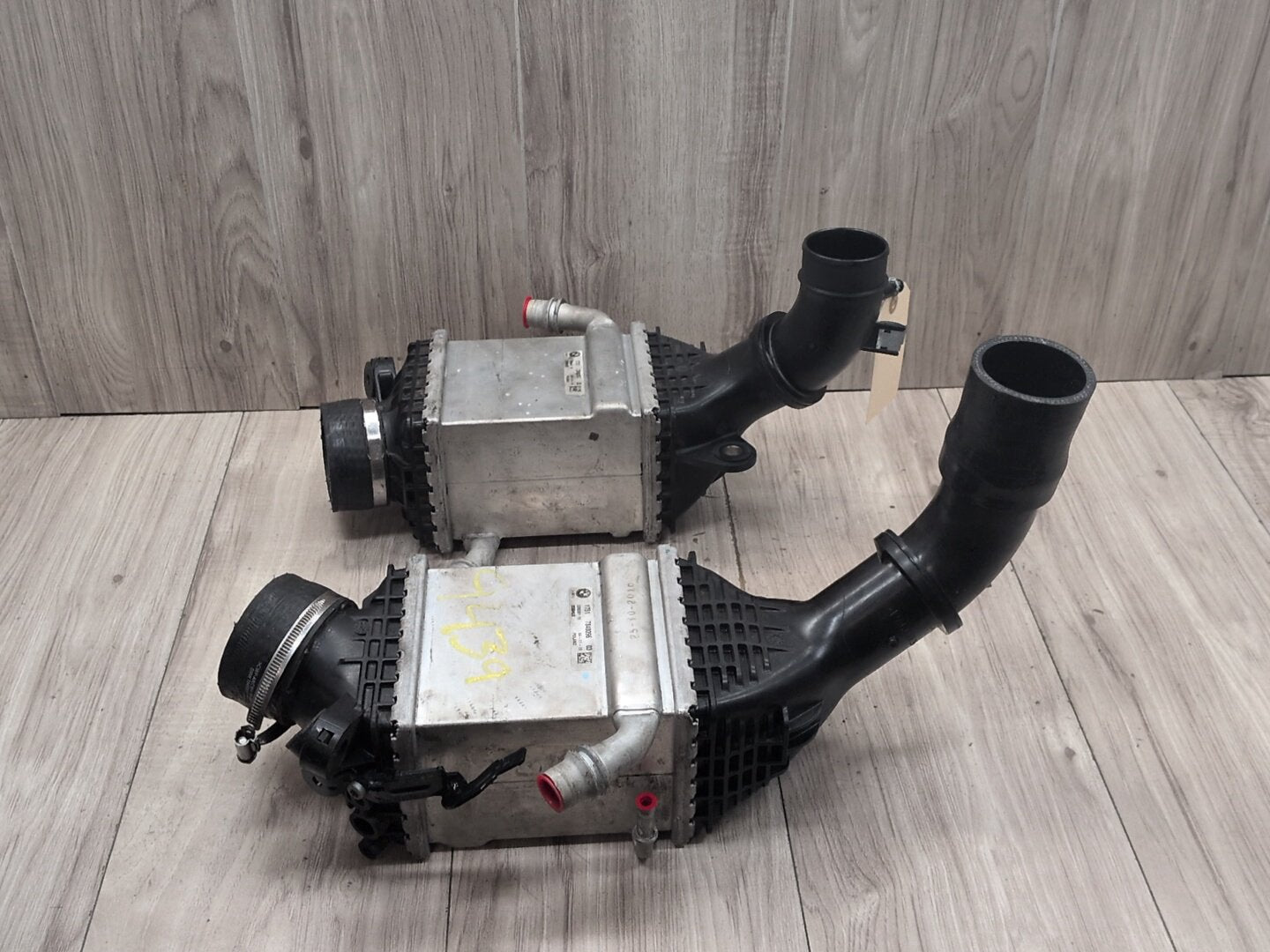 15-18 OEM BMW F85 F86 X5M X6M Engine S63R Left Right Twin Turbo Intercooler k
