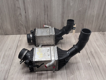 15-18 OEM BMW F85 F86 X5M X6M Engine S63R Left Right Twin Turbo Intercooler k