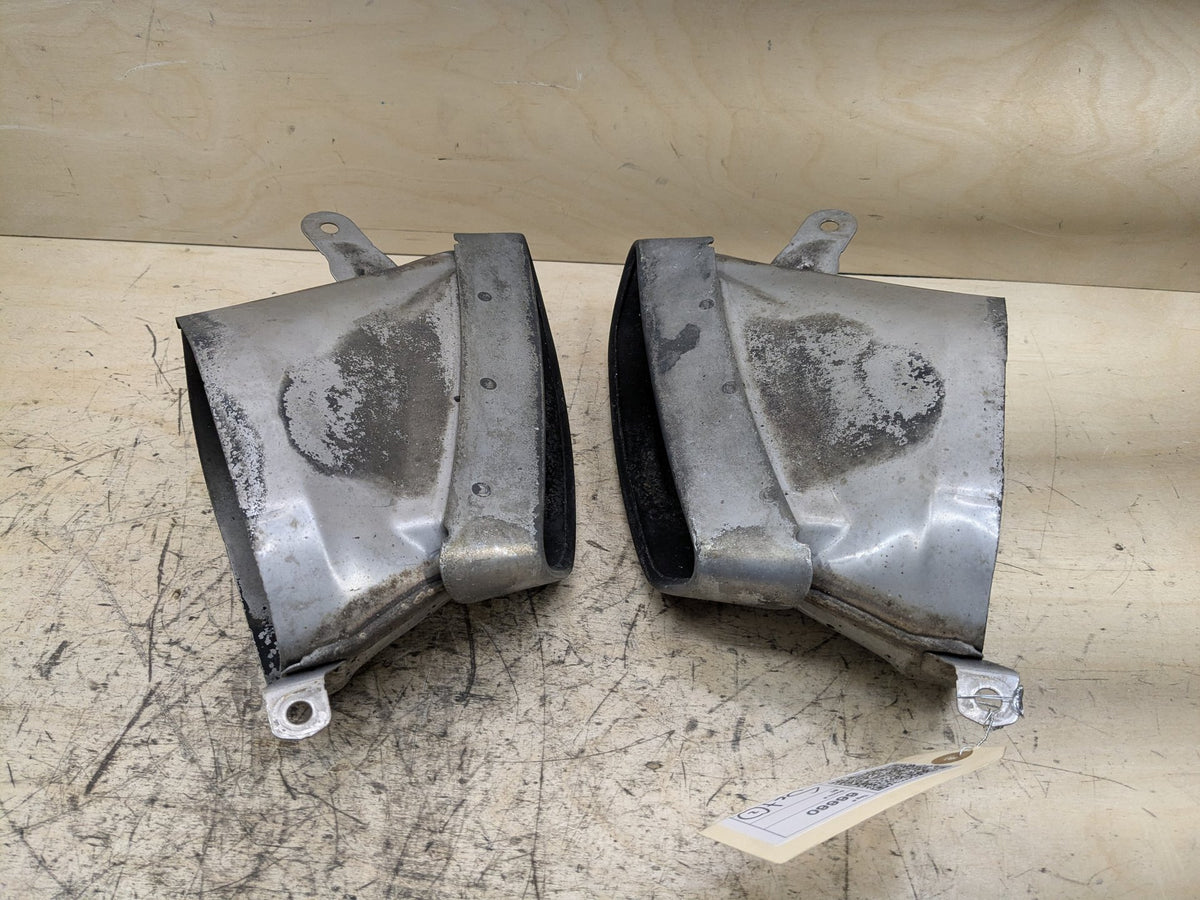 2012-2018 Audi A6 C7 Rear Left Right Exhaust Muffler Tips SET 4G0253825P OEM