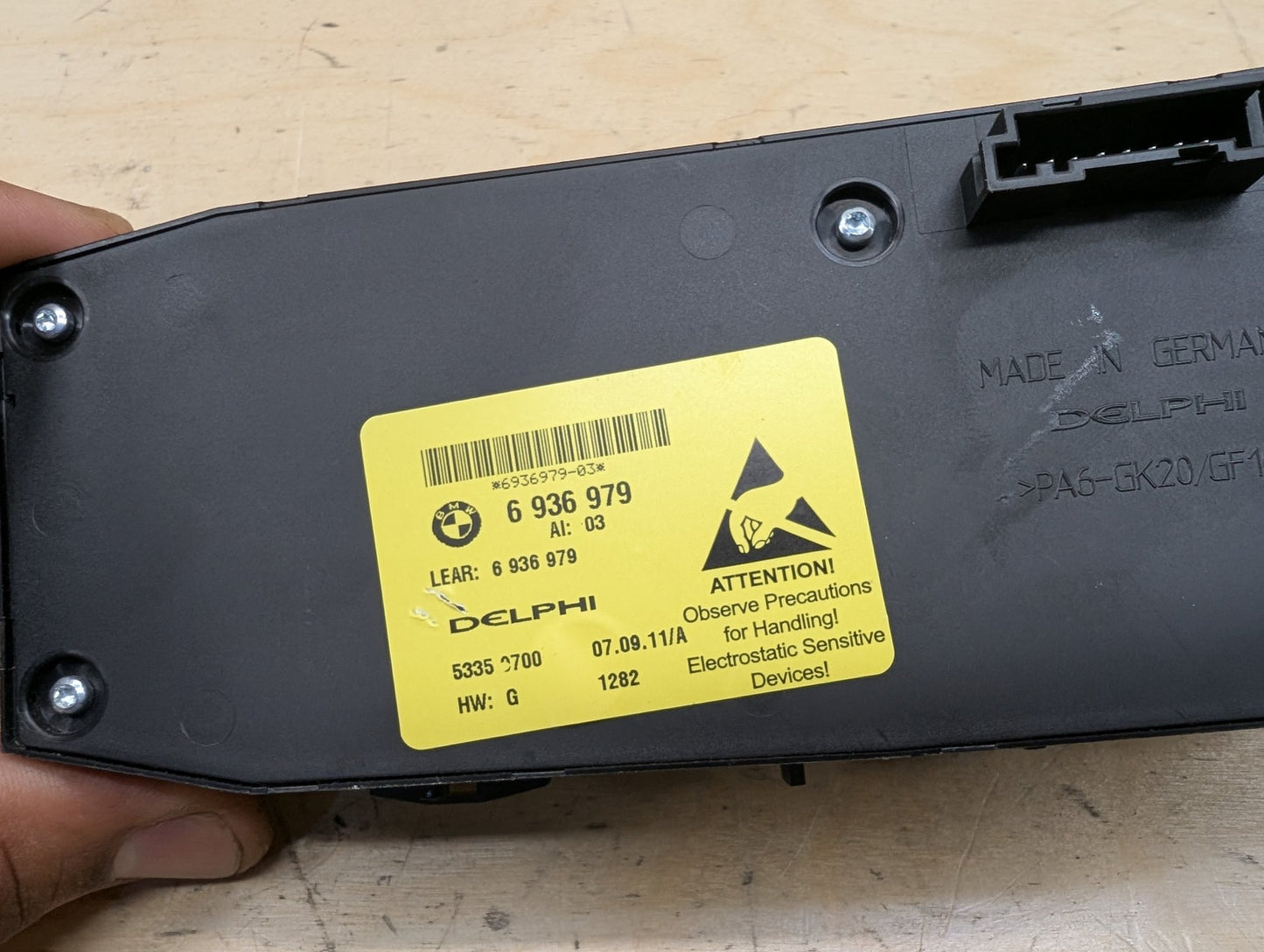 OEM BMW E90 E92 E93 328 335 Front Left Driver Seat Adjust Memory Control Switch